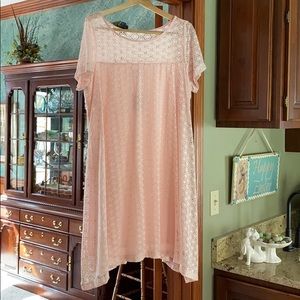 Pink Lane Bryant lace swing dress size 18/20